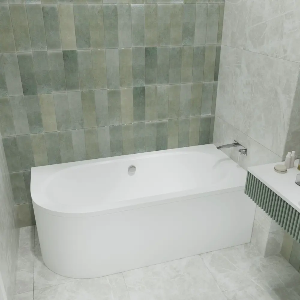 Фото 22 Ванна акриловая Helmken Marbella Lux 8D0639958N 180x80 комплект 3 в 1: правосторонняя ванна, каркас, подголовник цвет черный Фото 22 Ванна акриловая Helmken Marbella Lux 8D0639958N 180x80 комплект 3 в 1: правосторонняя ванна, каркас, подголовник цвет черный