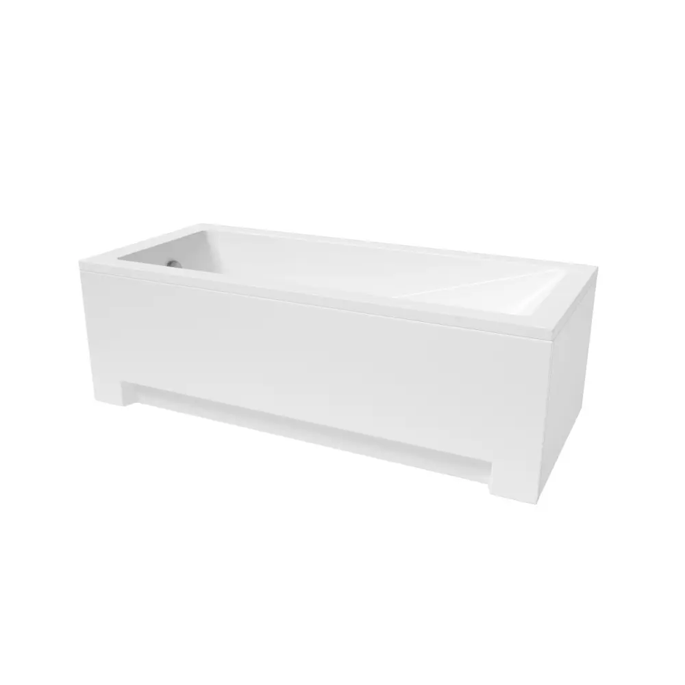 Фото 19 Ванна акриловая Helmken Rivana 1D0059243B 140 x 70 комплект 4 в 1 цвет белый/серый