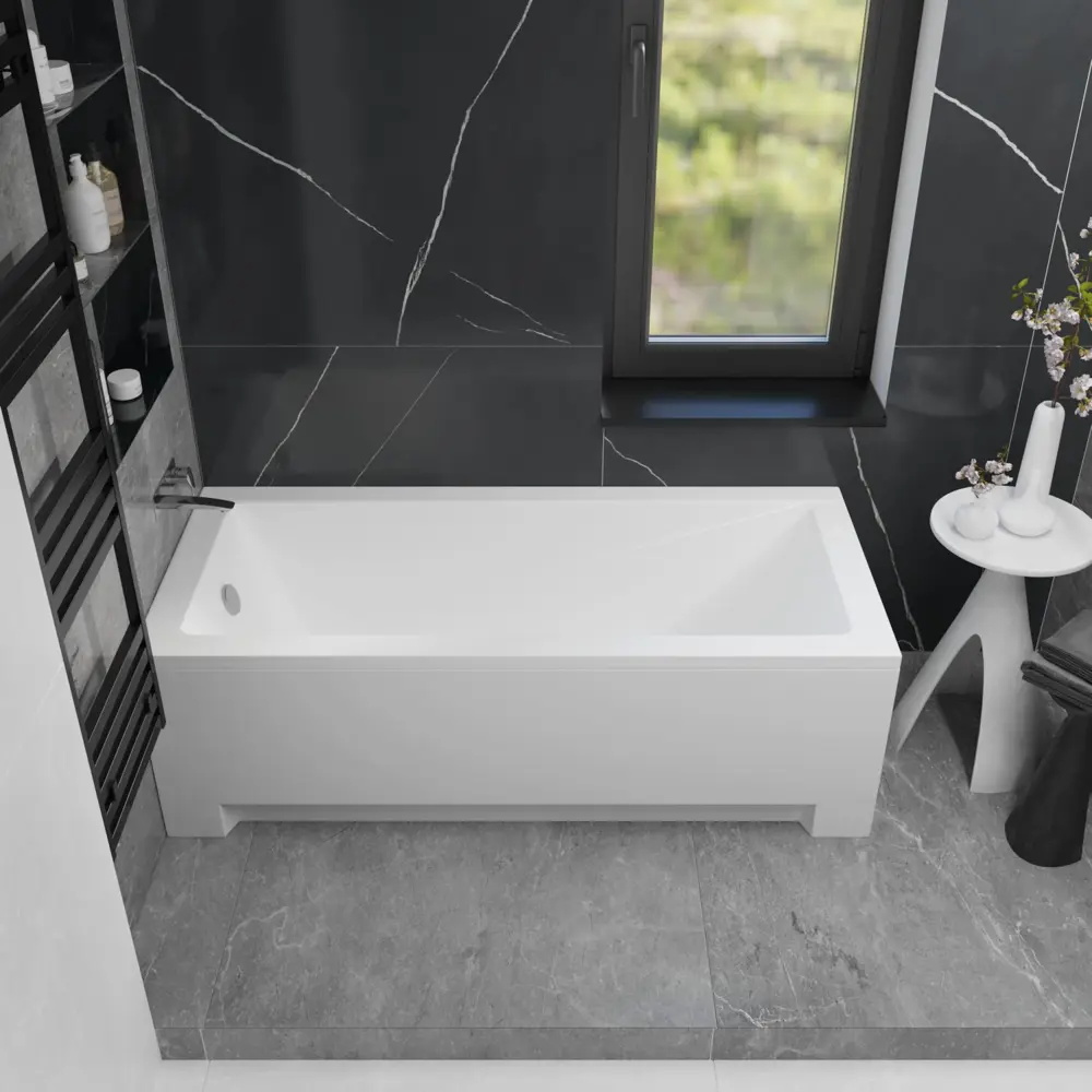 Фото 13 Ванна акриловая Helmken Rivana 379Y85T085 140 x 70 комплект 5 в 1 цвет белый/серый Фото 13 Ванна акриловая Helmken Rivana 379Y85T085 140 x 70 комплект 5 в 1 цвет белый/серый