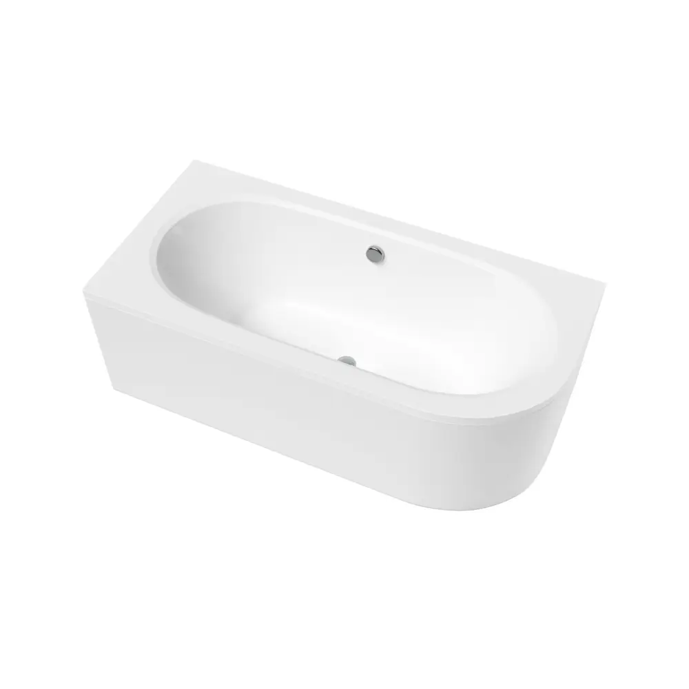 Фото 15 Ванна акриловая Helmken Marbella Lux 58Y3D88974 150x75 комплект 3 в 1: левосторонняя ванна, каркас, лицевой экран цвет белый Фото 15 Ванна акриловая Helmken Marbella Lux 58Y3D88974 150x75 комплект 3 в 1: левосторонняя ванна, каркас, лицевой экран цвет белый