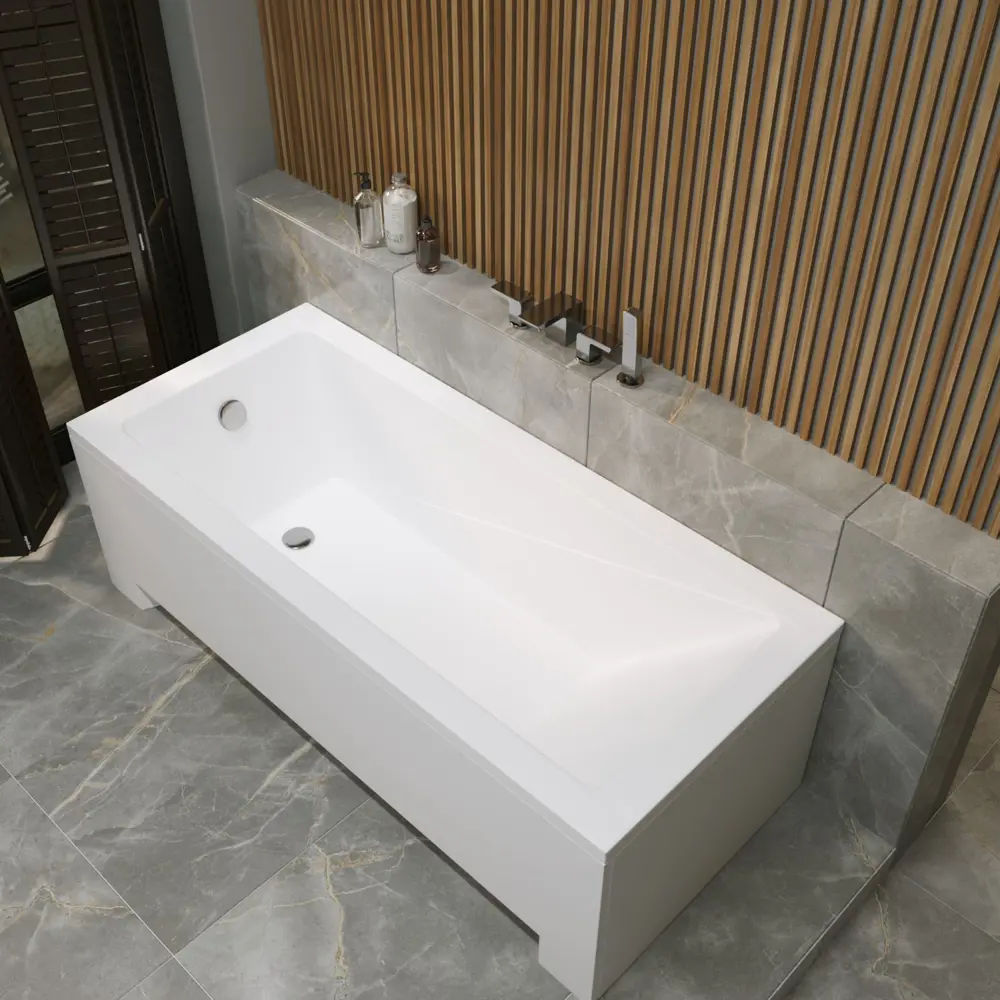 Фото 17 Ванна акриловая Helmken Rivana 9554126SG2 180 x 80 комплект 3 в 1 цвет белый/черный Фото 17 Ванна акриловая Helmken Rivana 9554126SG2 180 x 80 комплект 3 в 1 цвет белый/черный