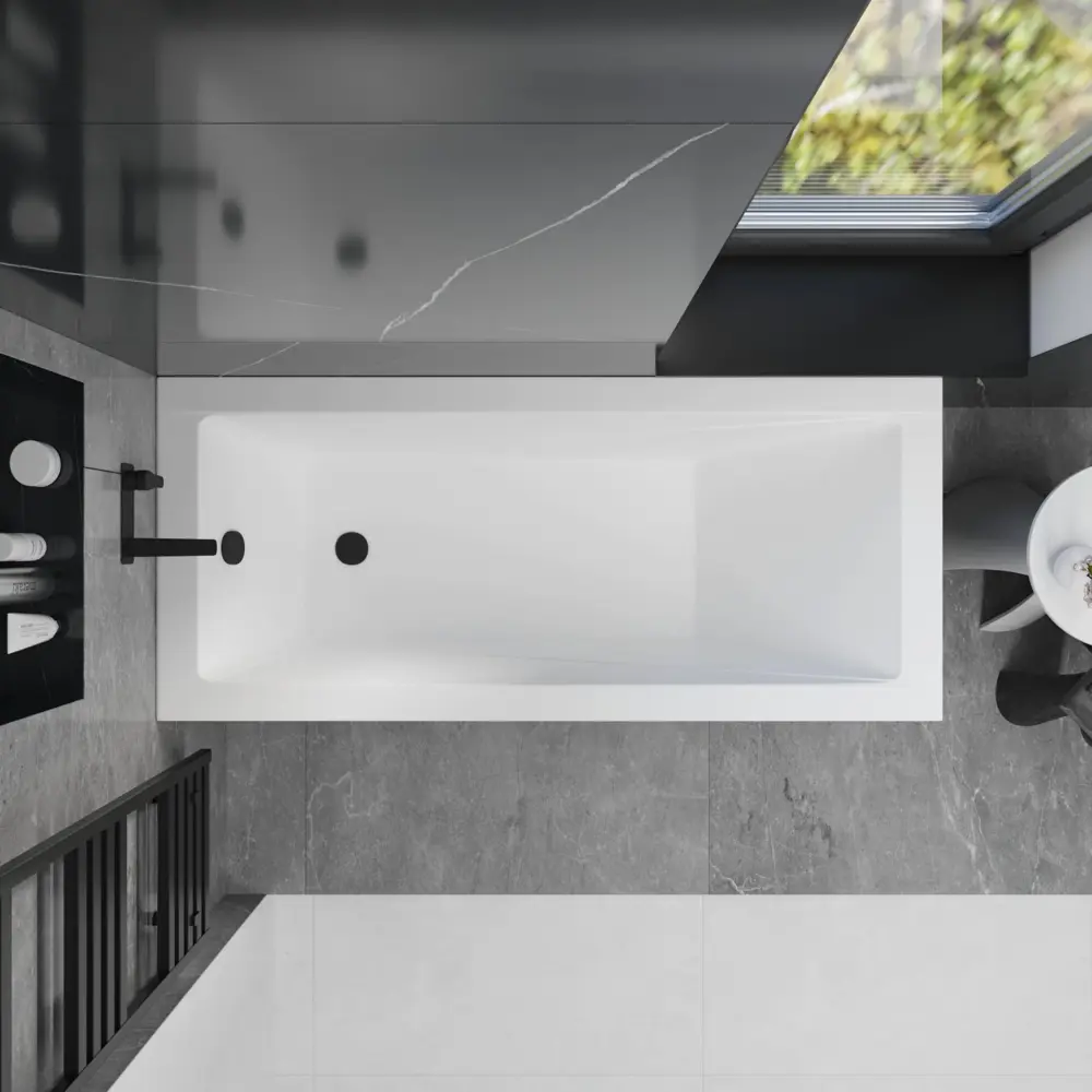 Фото 15 Ванна акриловая Helmken Rivana 9554126SG2 180 x 80 комплект 3 в 1 цвет белый/черный Фото 15 Ванна акриловая Helmken Rivana 9554126SG2 180 x 80 комплект 3 в 1 цвет белый/черный