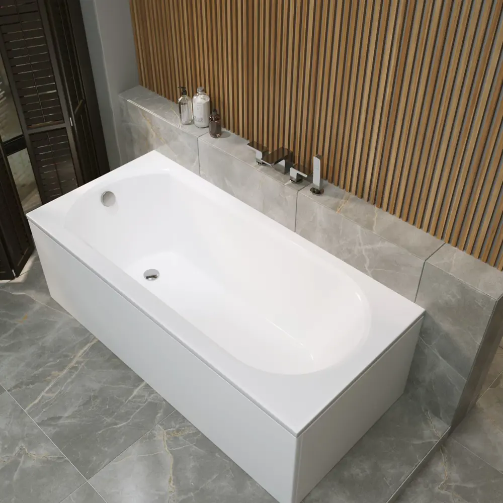 Фото 10 Ванна акриловая Helmken Tressa K223912D94 160 x 75 комплект 4 в 1 цвет белый/серый