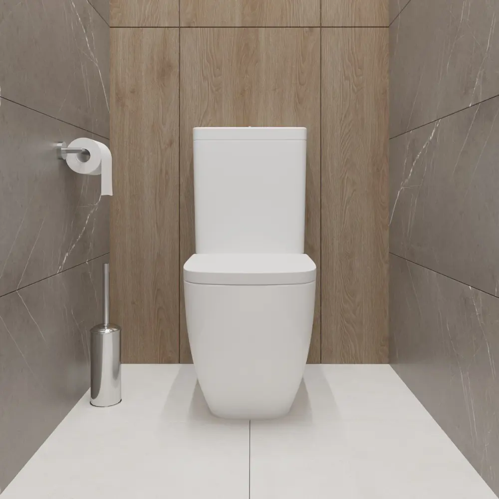 Фото 4 Унитаз-компакт Grohe Clova 39909000 безободковый, быстросъемным сиденьем микролифт цвет белый Фото 4 Унитаз-компакт Grohe Clova 39909000 безободковый, быстросъемным сиденьем микролифт цвет белый