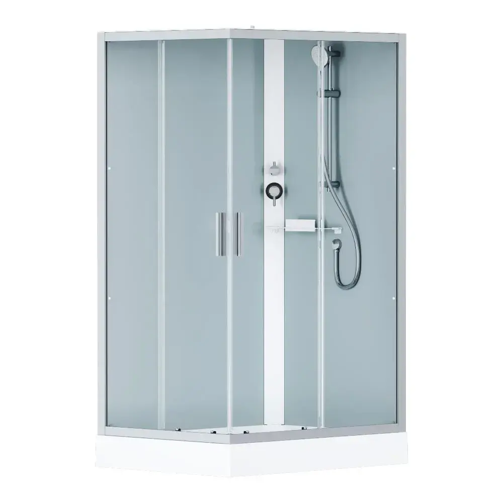 Фото 2 Душевая кабина Am.pm Gem Square W90C-404-12090MT 120x90 прямоугольная см, с крышей, профиль матовый хром стекло прозрачное Фото 2 Душевая кабина Am.pm Gem Square W90C-404-12090MT 120x90 прямоугольная см, с крышей, профиль матовый хром стекло прозрачное