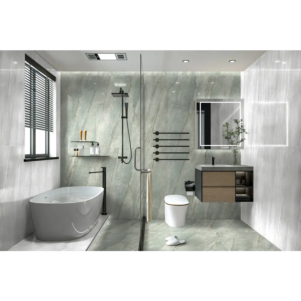 Фото 7 Керамогранит Global tile Donna_gt GT1206015517SPR 60x120см цвет зеленый Фото 7 Керамогранит Global tile Donna_gt GT1206015517SPR 60x120см цвет зеленый