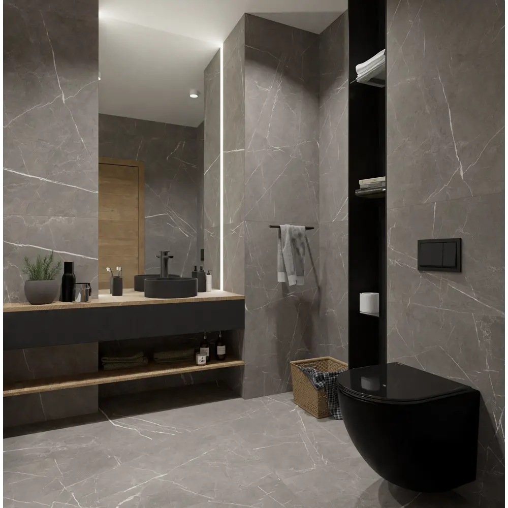 Фото 9 Керамогранит Global tile Encanto_gt GT60603001SPR 60x60см цвет серый Фото 9 Керамогранит Global tile Encanto_gt GT60603001SPR 60x60см цвет серый