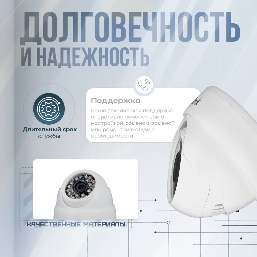 Фото 6 IP камера внутренняя Ps-Link IP302P 1177 2 Мп 1080P Фото 6 IP камера внутренняя Ps-Link IP302P 1177 2 Мп 1080P