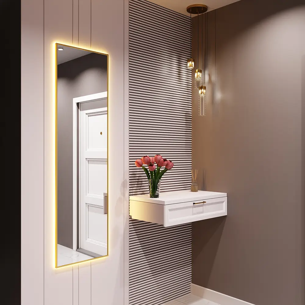 Фото 2 Зеркало со встроенной подсветкой One mirror 16140з3000К 40x160 см Фото 2 Зеркало со встроенной подсветкой One mirror 16140з3000К 40x160 см