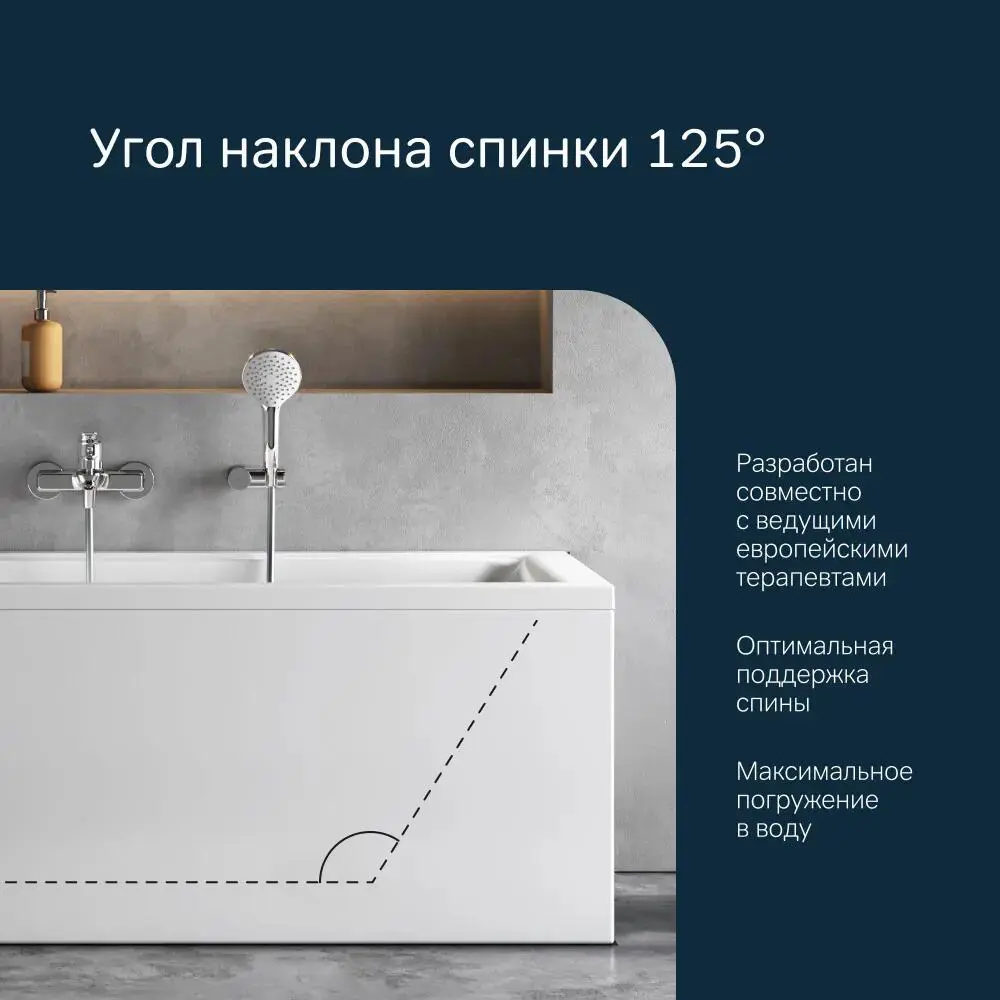 Фото 8 Ванна Am.pm Gem W90A-170-070W-ARPOflB 170x70 акриловая комплект 4 в 1: ванна, каркас, черная фронтальная панель и слив-перелив черный Фото 8 Ванна Am.pm Gem W90A-170-070W-ARPOflB 170x70 акриловая комплект 4 в 1: ванна, каркас, черная фронтальная панель и слив-перелив черный