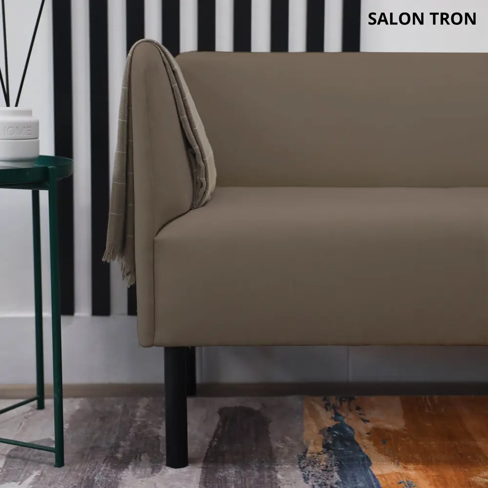Фото 2 Диван прямой Salon tron Монреаль divan_monreal120_04 120x75x54 см велюр цвет коричневый Фото 2 Диван прямой Salon tron Монреаль divan_monreal120_04 120x75x54 см велюр цвет коричневый