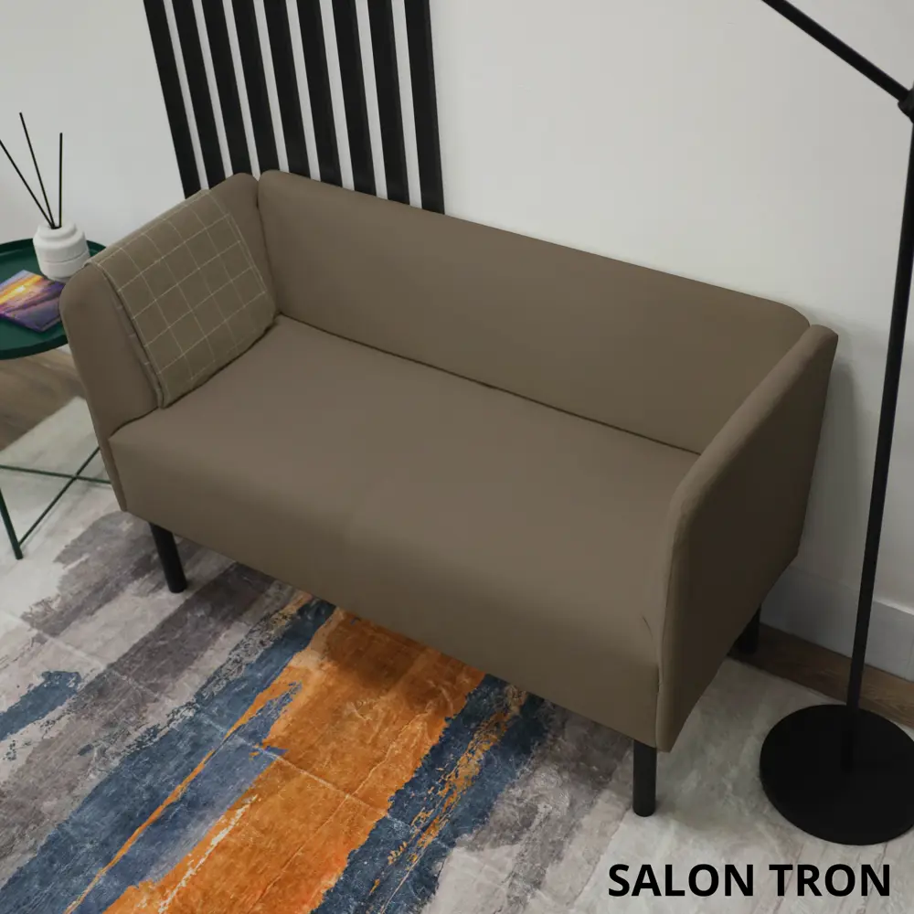 Фото 6 Диван прямой Salon tron Монреаль divan_monreal130_04 130x75x54 см велюр цвет коричневый Фото 6 Диван прямой Salon tron Монреаль divan_monreal130_04 130x75x54 см велюр цвет коричневый