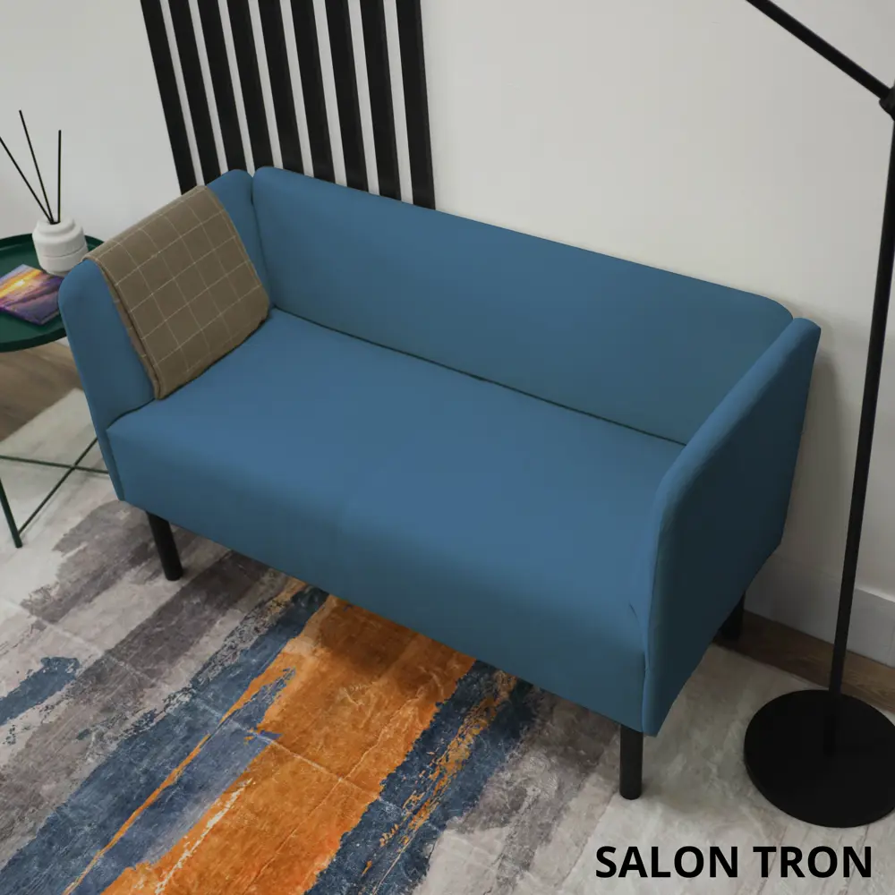 Фото 6 Диван прямой Salon tron Монреаль divan_monreal130_06 130x75x54 см велюр цвет синий Фото 6 Диван прямой Salon tron Монреаль divan_monreal130_06 130x75x54 см велюр цвет синий