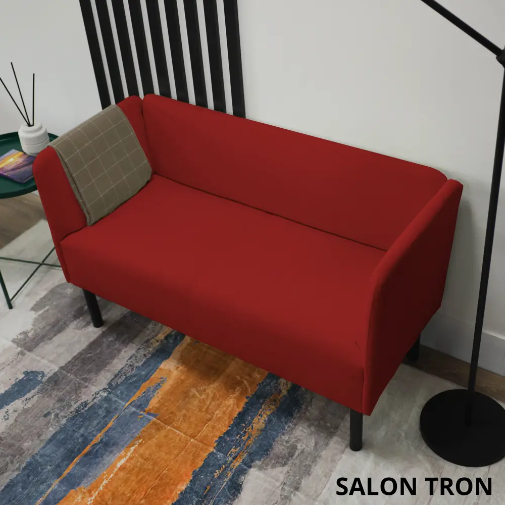Фото 5 Диван прямой Salon tron Монреаль divan_monreal130_10 130x75x54 см велюр цвет красный Фото 5 Диван прямой Salon tron Монреаль divan_monreal130_10 130x75x54 см велюр цвет красный