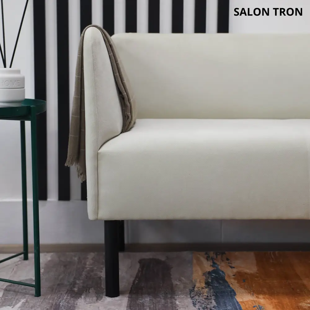 Фото 6 Диван прямой Salon tron Монреаль divan_monreal140_01 140x75x54 см велюр цвет белый Фото 6 Диван прямой Salon tron Монреаль divan_monreal140_01 140x75x54 см велюр цвет белый