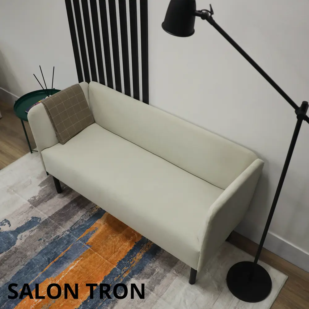 Фото 5 Диван прямой Salon tron Монреаль divan_monreal150_01 150x75x54 см велюр цвет белый Фото 5 Диван прямой Salon tron Монреаль divan_monreal150_01 150x75x54 см велюр цвет белый