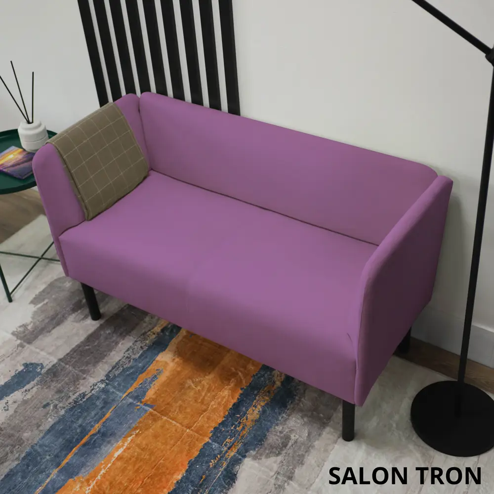 Фото 4 Диван прямой Salon tron Монреаль divan_monreal120_08 120x75x54 см велюр цвет сиреневый Фото 4 Диван прямой Salon tron Монреаль divan_monreal120_08 120x75x54 см велюр цвет сиреневый