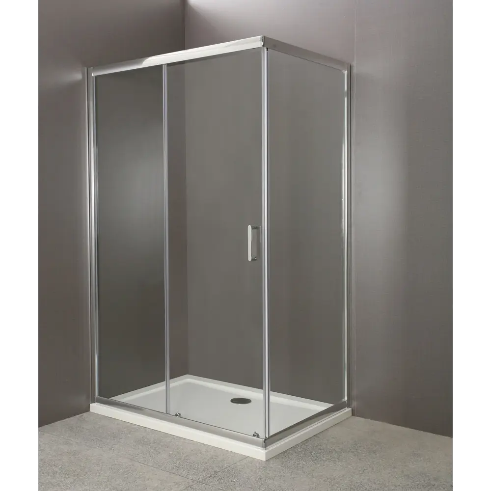 Фото Душевой уголок BelBagno UNO-AH-1-100/80-C-Cr 185x100см Фото Душевой уголок BelBagno UNO-AH-1-100/80-C-Cr 185x100см
