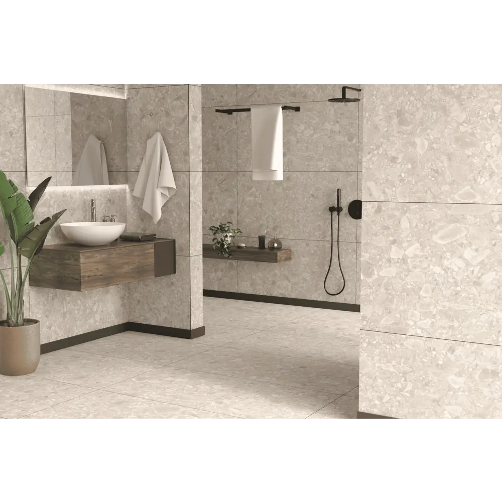 Фото Керамогранит Kerald Ceppo beige matt 60x120см 1.44 м² цвет бежевый, цена за упаковку Фото Керамогранит Kerald Ceppo beige matt 60x120см 1.44 м² цвет бежевый, цена за упаковку