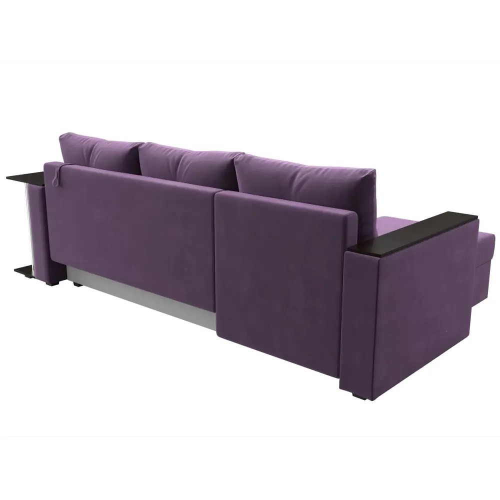 Фото 5 Диван угловой Атланта со столом левый угол Лига диванов 112506L 250x88x140 см микровельвет цвет сиреневый Фото 5 Диван угловой Атланта со столом левый угол Лига диванов 112506L 250x88x140 см микровельвет цвет сиреневый
