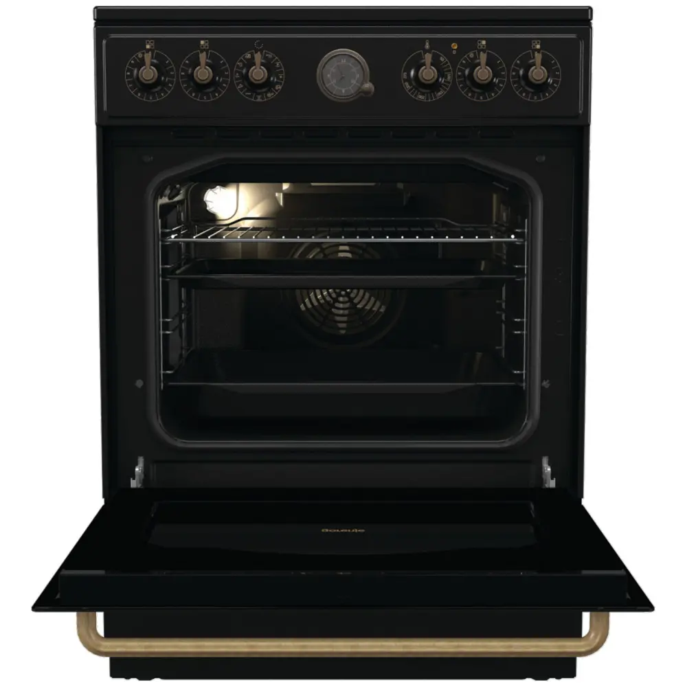 Фото 2 Электрическая плита с духовкой Gorenje 543852 60x85x60 см цвет черный Фото 2 Электрическая плита с духовкой Gorenje 543852 60x85x60 см цвет черный