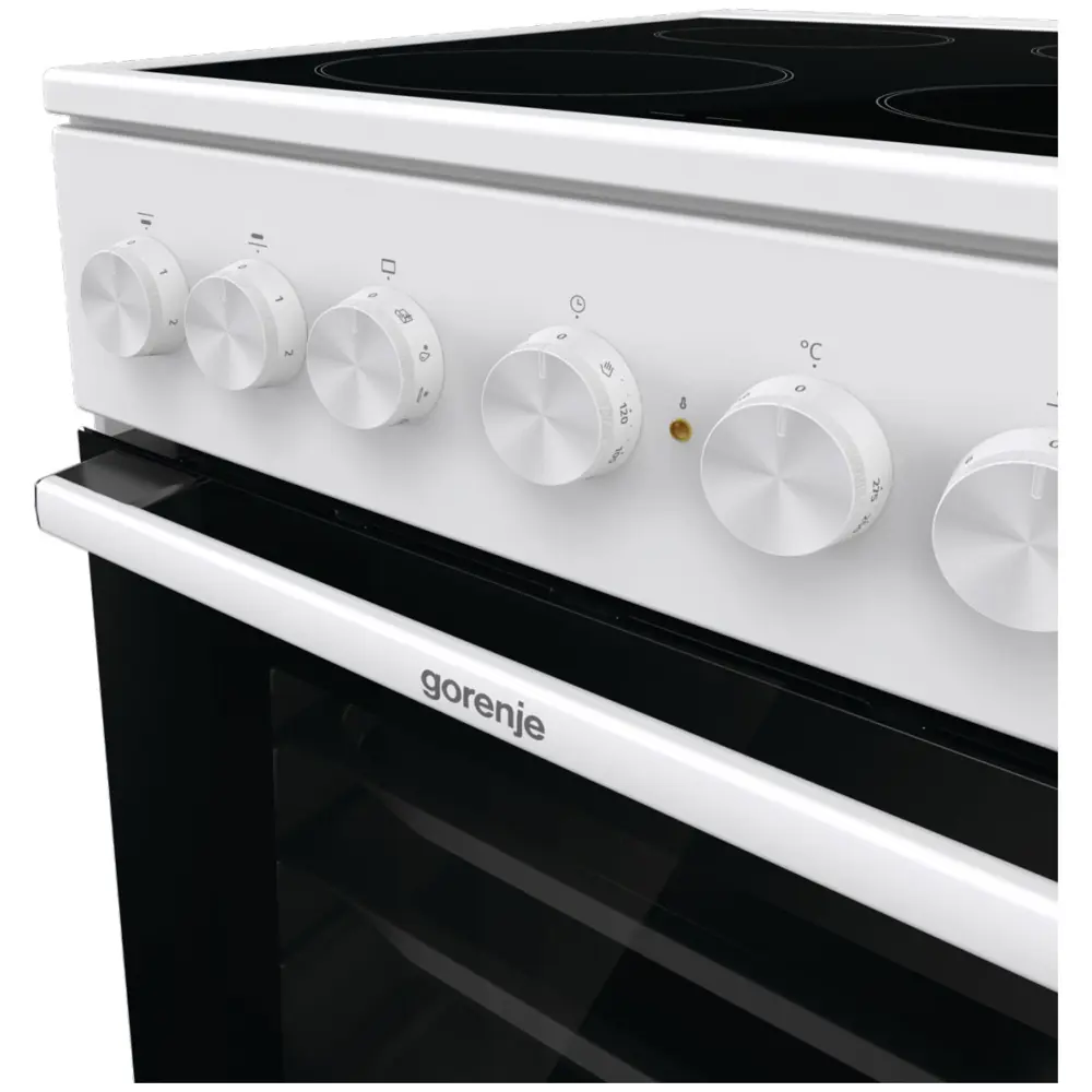 Фото 9 Электрическая плита с духовкой Gorenje 543838 50x85x59.4 см цвет белый