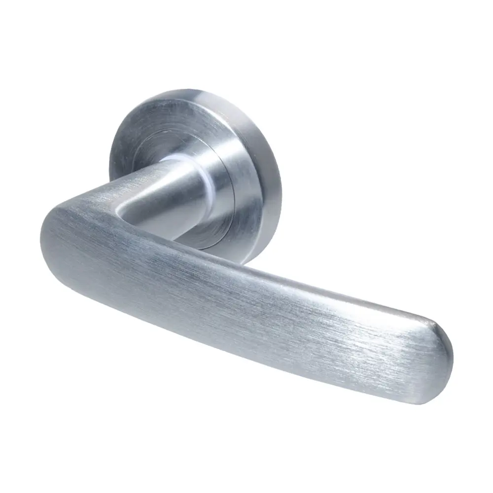 Фото Ручка DoorLock Звездная линия Rigel M027 SCB матированный хром A=35-55мм