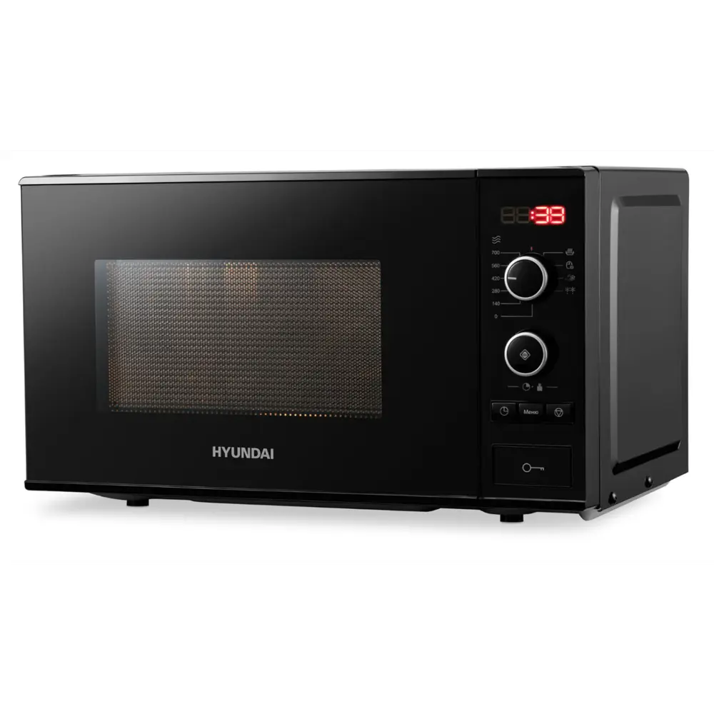 Фото 6 Отдельностоящая микроволновая печь Hyundai HYM-D3032 20 л 45.2x26.2x33.4 см цвет черный Фото 6 Отдельностоящая микроволновая печь Hyundai HYM-D3032 20 л 45.2x26.2x33.4 см цвет черный