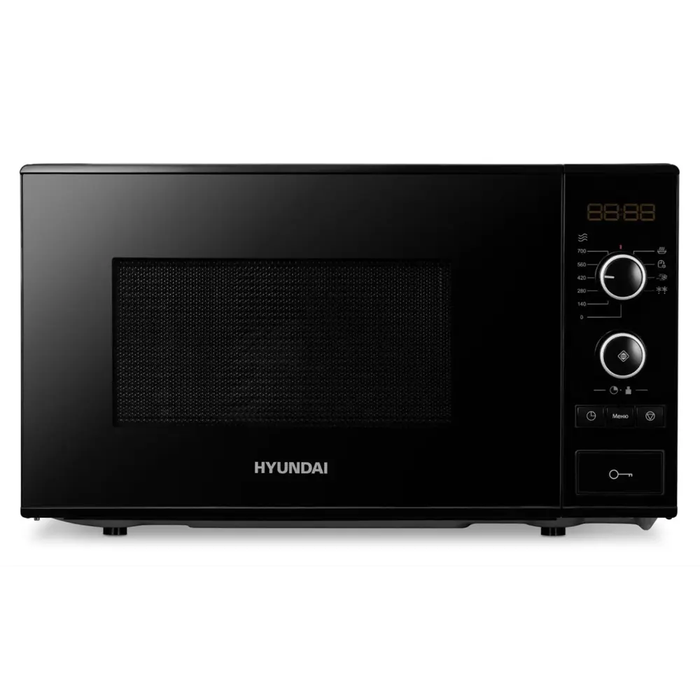 Фото 9 Отдельностоящая микроволновая печь Hyundai HYM-D3032 20 л 45.2x26.2x33.4 см цвет черный Фото 9 Отдельностоящая микроволновая печь Hyundai HYM-D3032 20 л 45.2x26.2x33.4 см цвет черный