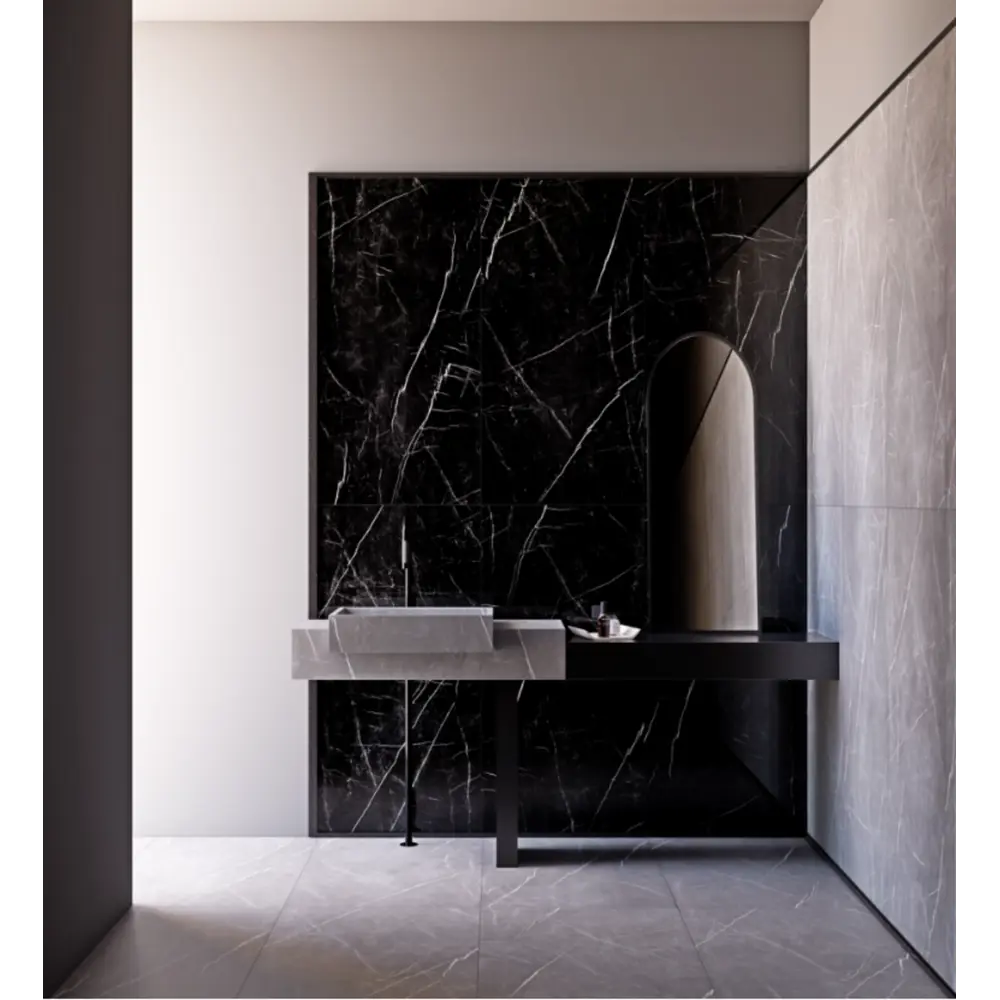 Фото Керамогранит Eurotile Pietra 7930138704514 60x1200см цвет черный Фото Керамогранит Eurotile Pietra 7930138704514 60x1200см цвет черный