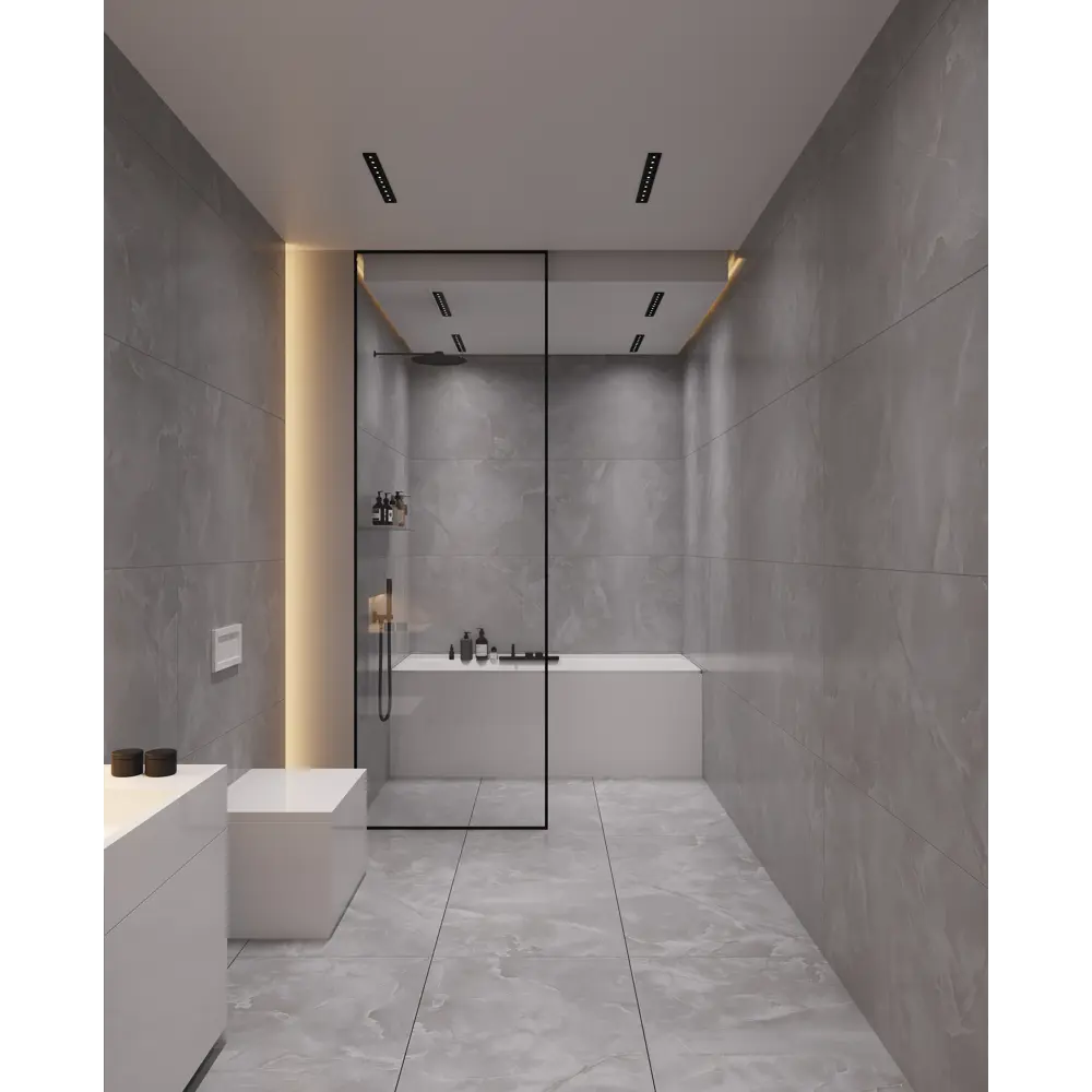 Фото 4 Керамогранит Eurotile Veneto 7930138700141 60x120см цвет серый/серебристый Фото 4 Керамогранит Eurotile Veneto 7930138700141 60x120см цвет серый/серебристый