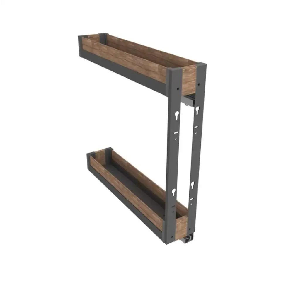Фото 3 Бутылочница Firmax Dana Wood правая 15.6x50.3x47 см металл цвет дерево Фото 3 Бутылочница Firmax Dana Wood правая 15.6x50.3x47 см металл цвет дерево
