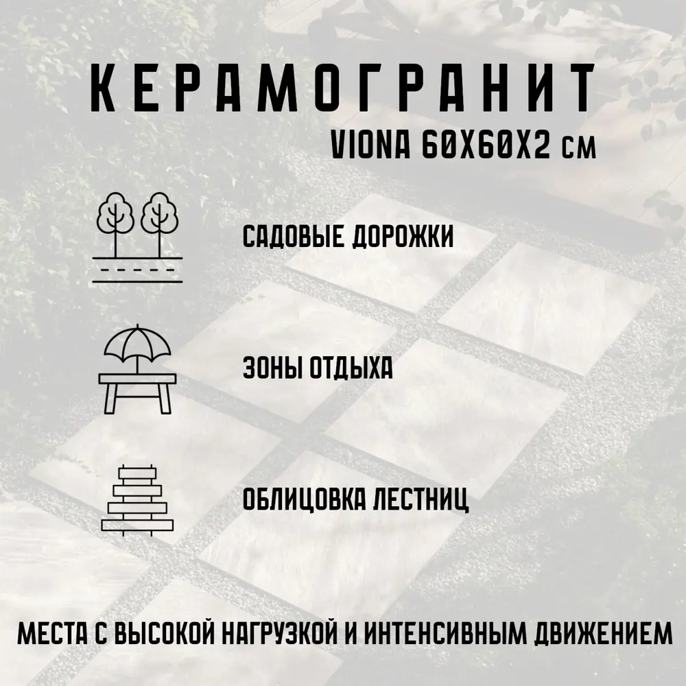 Фото 4 Керамогранит Novin ceram Viona 6FMD2270 60x60см цвет темно-серый Фото 4 Керамогранит Novin ceram Viona 6FMD2270 60x60см цвет темно-серый