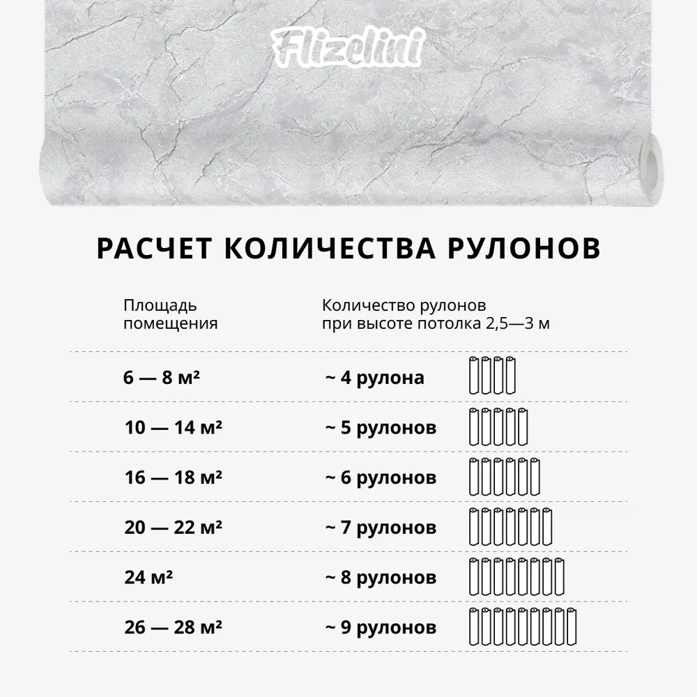 Фото 8 Обои флизелиновые Flizelini 1.06 м цвет 1944-21 - штукатурка серая 1944-21 Фото 8 Обои флизелиновые Flizelini 1.06 м цвет 1944-21 - штукатурка серая 1944-21