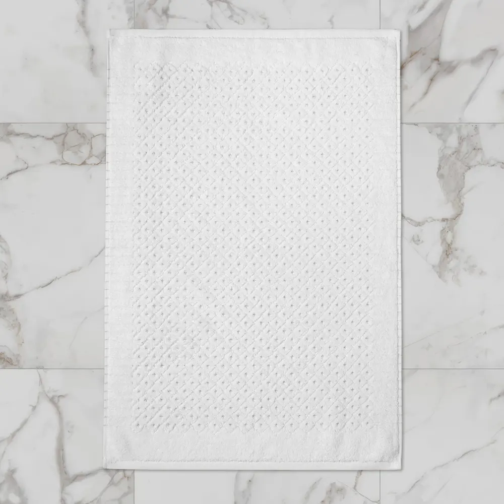 Фото 9 Коврик Ecotex Эколайн 50x70 белый Фото 9 Коврик Ecotex Эколайн 50x70 белый