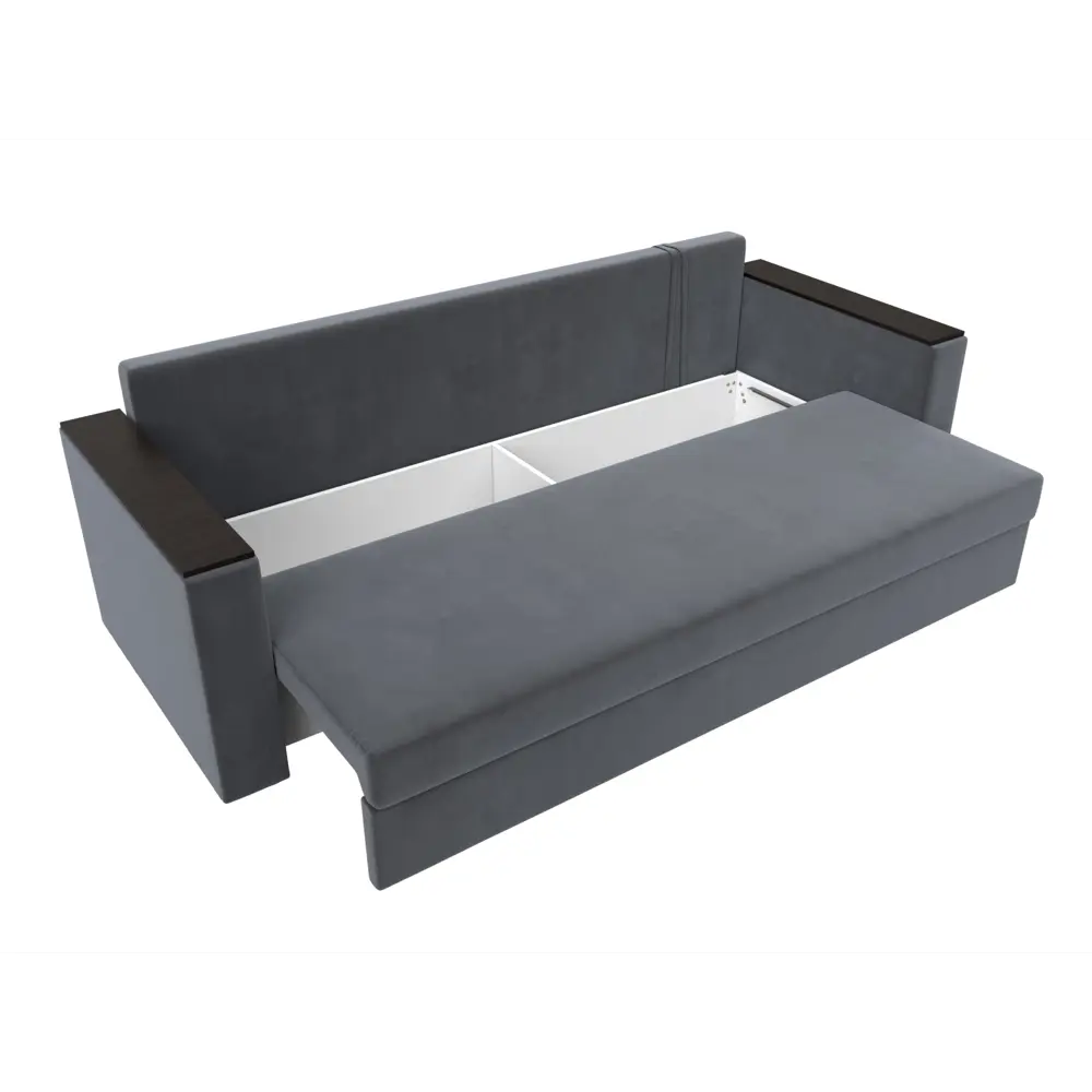 Фото 7 Диван прямой Атланта без стола Лига диванов 112640 220x90x80 см велюр цвет серый Фото 7 Диван прямой Атланта без стола Лига диванов 112640 220x90x80 см велюр цвет серый