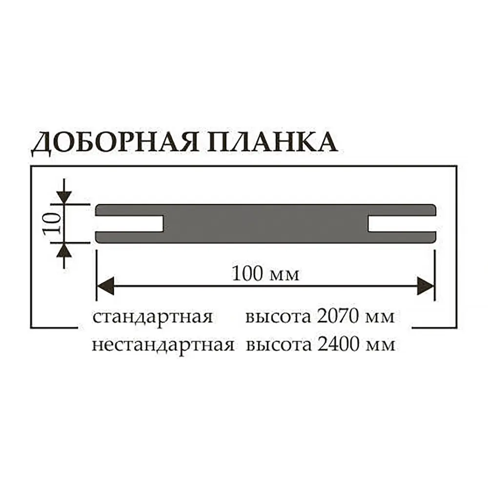Фото 2 Планка доборная Двери регионов Нова телескопический 2070x100x10мм цвет антрацит 1шт Фото 2 Планка доборная Двери регионов Нова телескопический 2070x100x10мм цвет антрацит 1шт