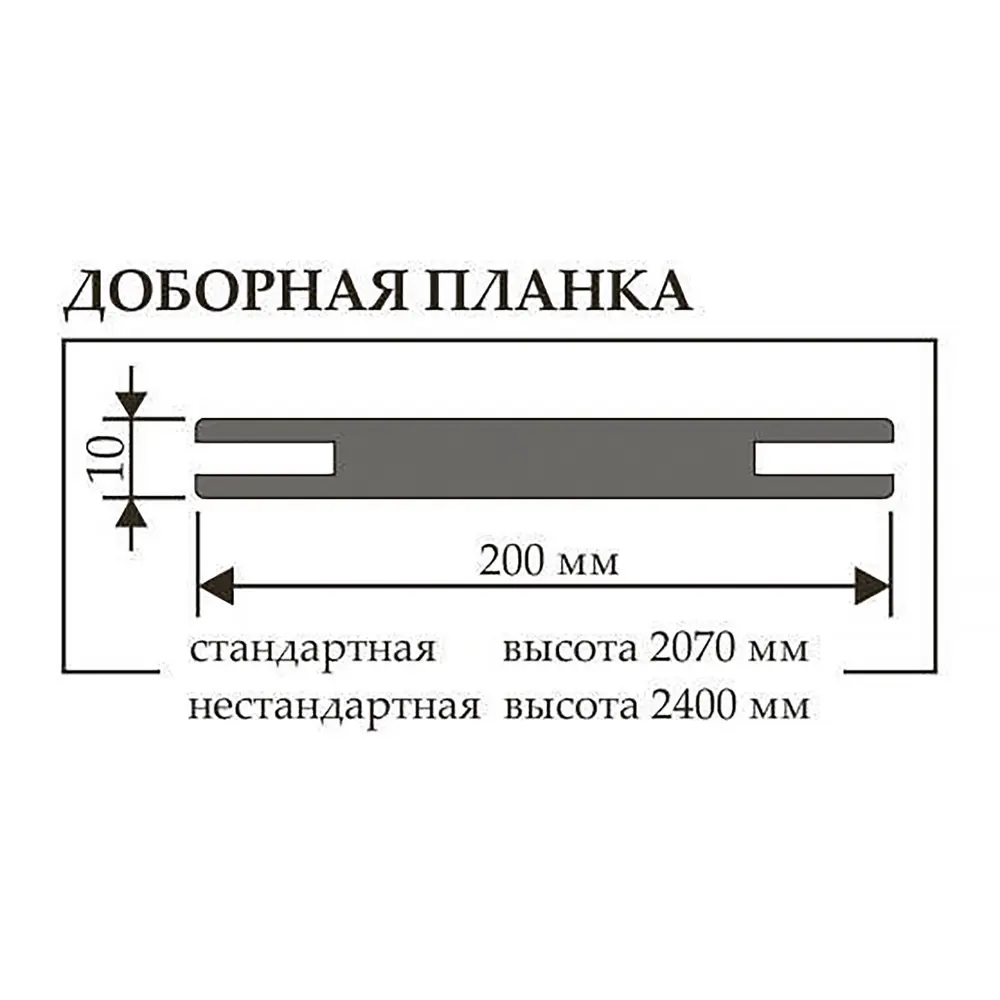 Фото 2 Планка доборная Двери регионов Нова телескопический 2070x200x10мм цвет антрацит 1шт Фото 2 Планка доборная Двери регионов Нова телескопический 2070x200x10мм цвет антрацит 1шт