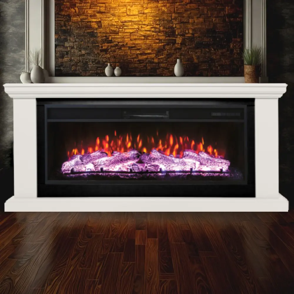 Фото 2 Каминокомплект Realflame Miranda 45 WT-P512 с очагом Joker 45 (AJ15) 750Вт молочный Фото 2 Каминокомплект Realflame Miranda 45 WT-P512 с очагом Joker 45 (AJ15) 750Вт молочный