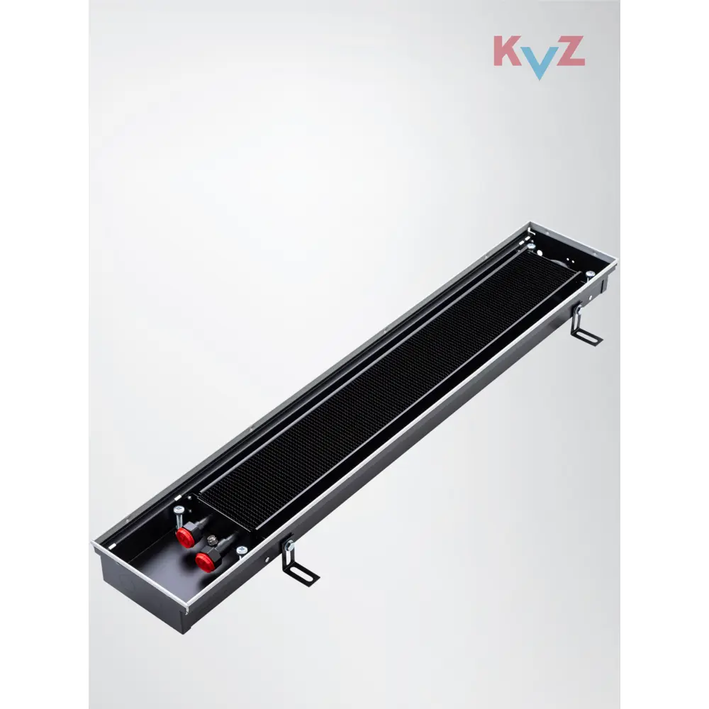 Фото 7 Конвектор внутрипольный с решеткой KVZ 1200x180x70 мм биметалл черный Фото 7 Конвектор внутрипольный с решеткой KVZ 1200x180x70 мм биметалл черный