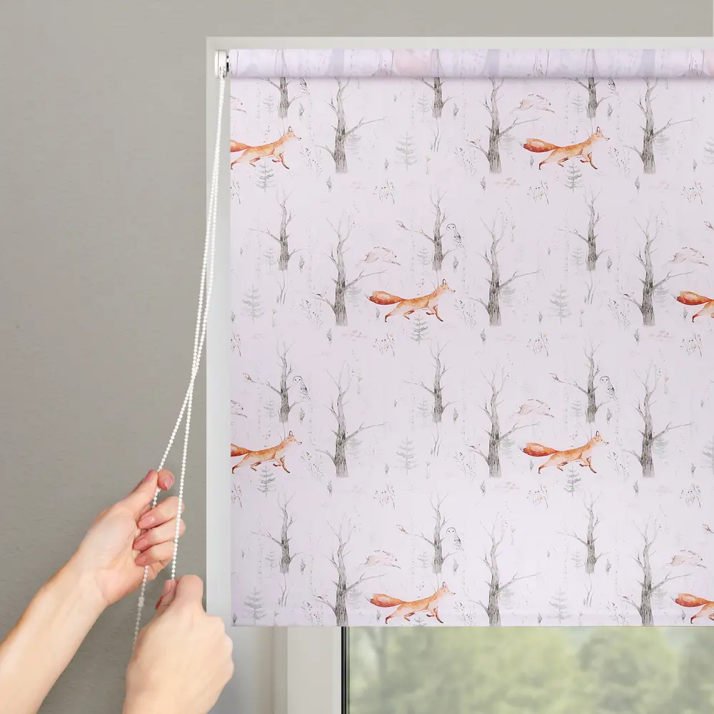 Фото 2 Рулонная штора Prakto Лесные друзья9403217836, 140x175см, цвет белый Фото 2 Рулонная штора Prakto Лесные друзья9403217836, 140x175см, цвет белый