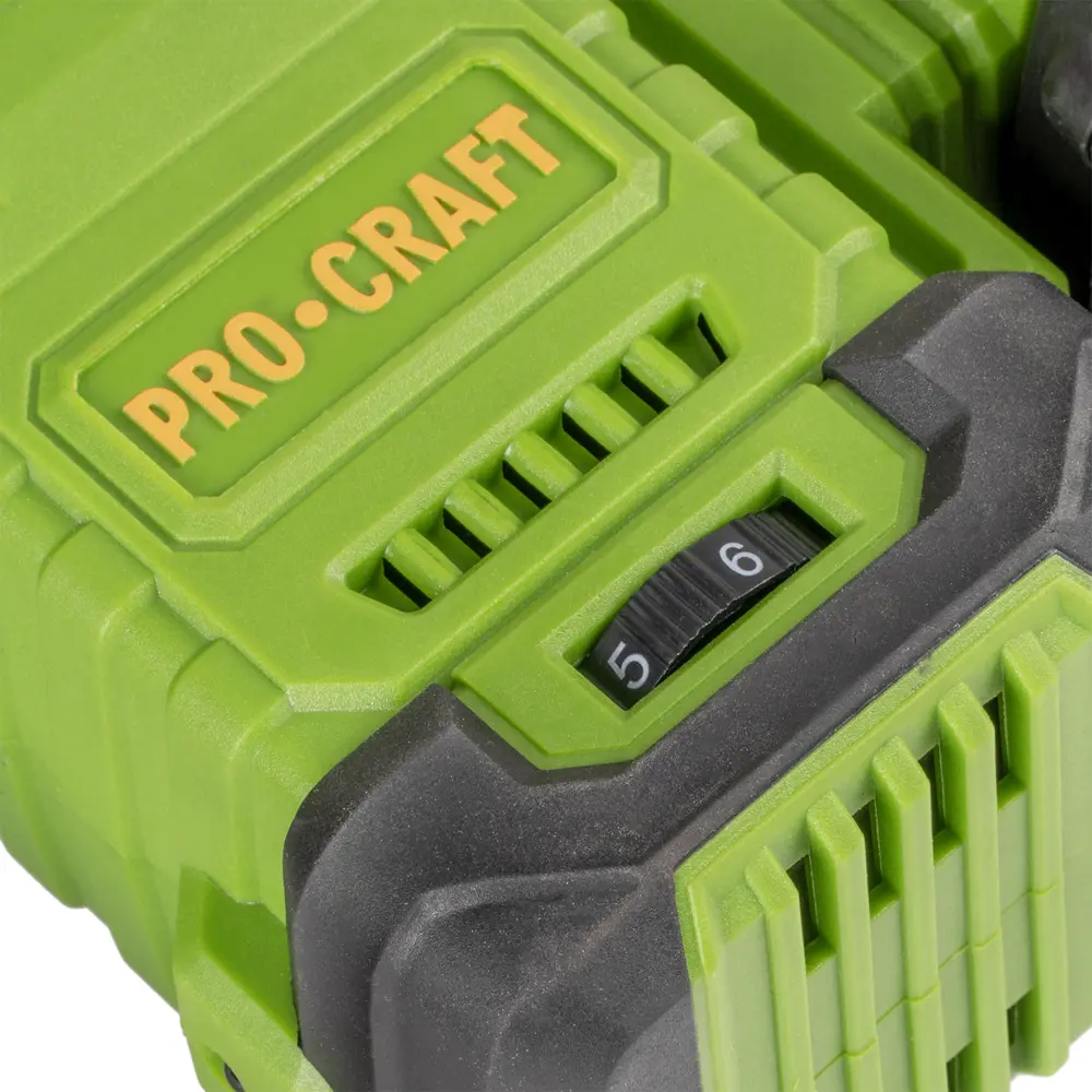 Фото 4 Перфоратор аккумуляторный бесщеточный SDS Plus Procraft PHA30, 20 В Li-Ion 2x4 Ач, 2.8 Дж Фото 4 Перфоратор аккумуляторный бесщеточный SDS Plus Procraft PHA30, 20 В Li-Ion 2x4 Ач, 2.8 Дж