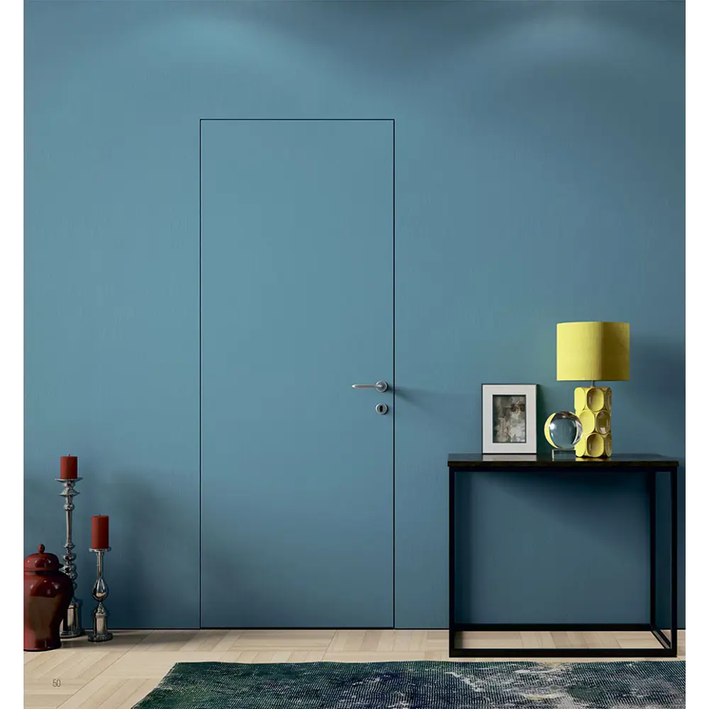 Фото 3 Дверь скрытая Porte Vista Interio глухая 200x80см эмаль универсальная на себя цвет белый с замком и петлями Фото 3 Дверь скрытая Porte Vista Interio глухая 200x80см эмаль универсальная на себя цвет белый с замком и петлями