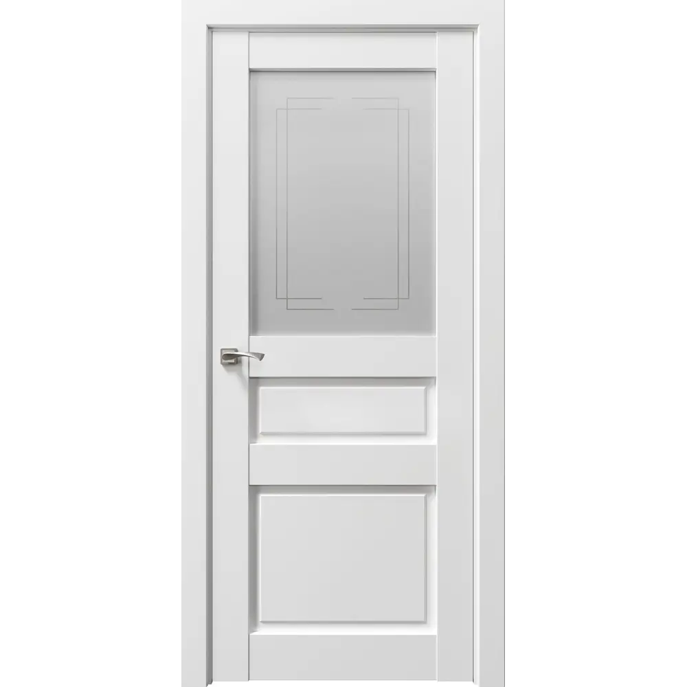 Фото Дверь межкомнатная Uberture Сицилия 90002 остеклённая без замка и петель в комплекте 200x90см снежная королева Фото Дверь межкомнатная Uberture Сицилия 90002 остеклённая без замка и петель в комплекте 200x90см снежная королева