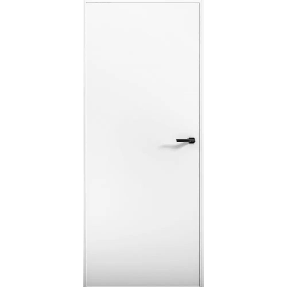 Фото 4 Дверь скрытая Porte Vista Interio глухая правый от себя 200x70см эмаль цвет белый с замком и петлями Фото 4 Дверь скрытая Porte Vista Interio глухая правый от себя 200x70см эмаль цвет белый с замком и петлями