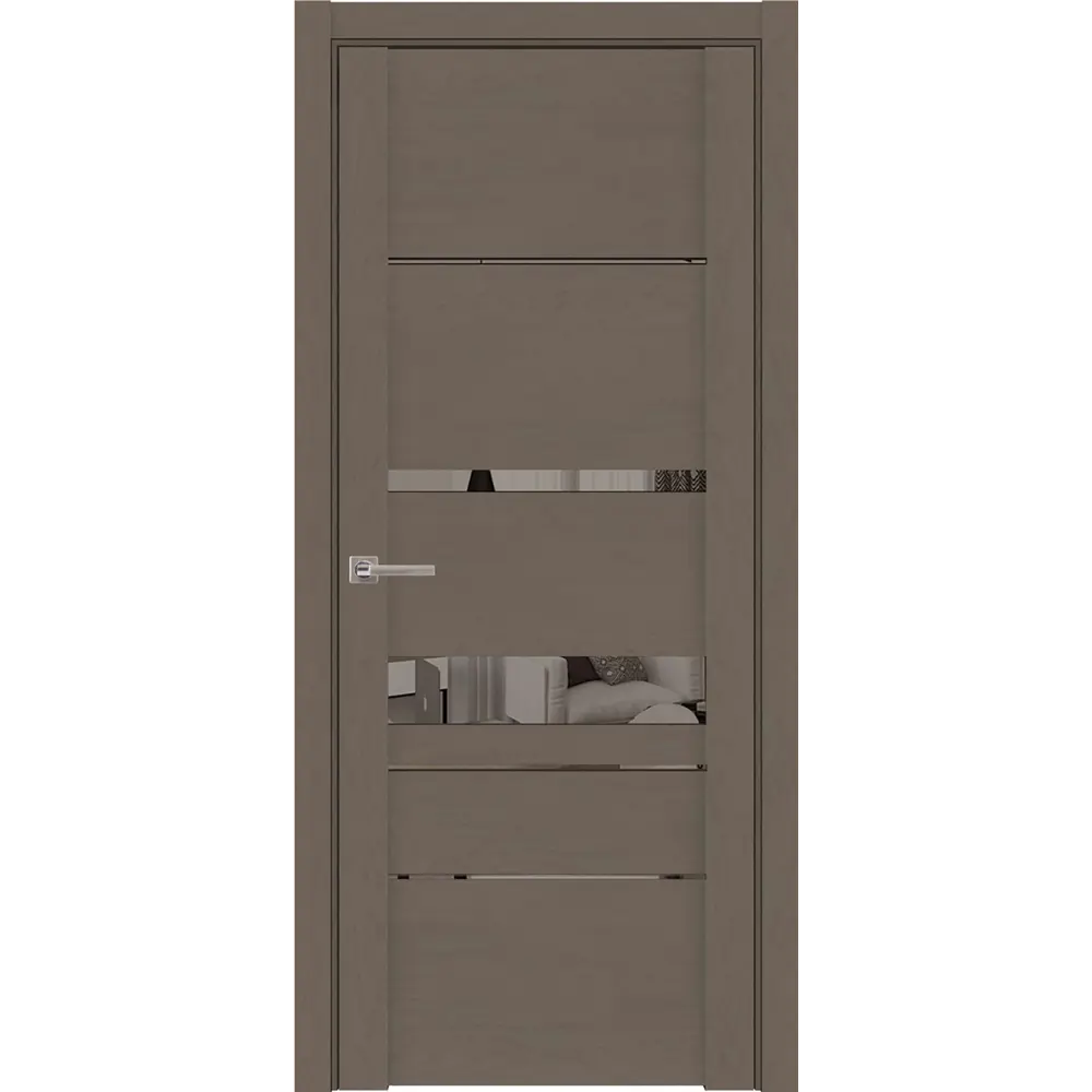 Фото Дверь межкомнатная Uberture Uniline light soft touch 30023 остеклённая 200x80см пленка ПВХ цвет софт тортора без замка и петель Фото Дверь межкомнатная Uberture Uniline light soft touch 30023 остеклённая 200x80см пленка ПВХ цвет софт тортора без замка и петель