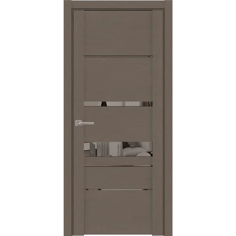 Фото 2 Дверь межкомнатная Uberture Uniline light soft touch 30023 остеклённая 200x80см пленка ПВХ цвет софт тортора без замка и петель Фото 2 Дверь межкомнатная Uberture Uniline light soft touch 30023 остеклённая 200x80см пленка ПВХ цвет софт тортора без замка и петель