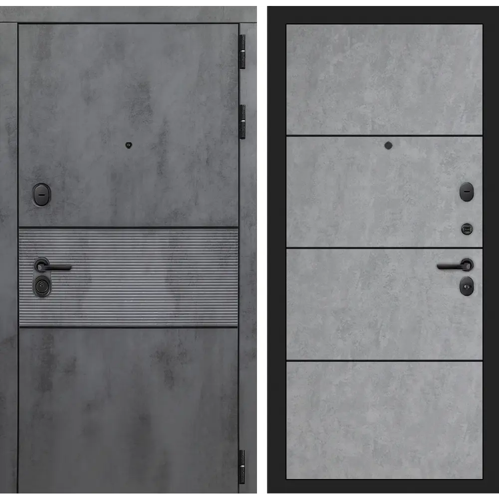 Фото Входная дверь Labirintdoors Инфинити П-25 правый 205x88см бетон светлый/бетон темный Фото Входная дверь Labirintdoors Инфинити П-25 правый 205x88см бетон светлый/бетон темный