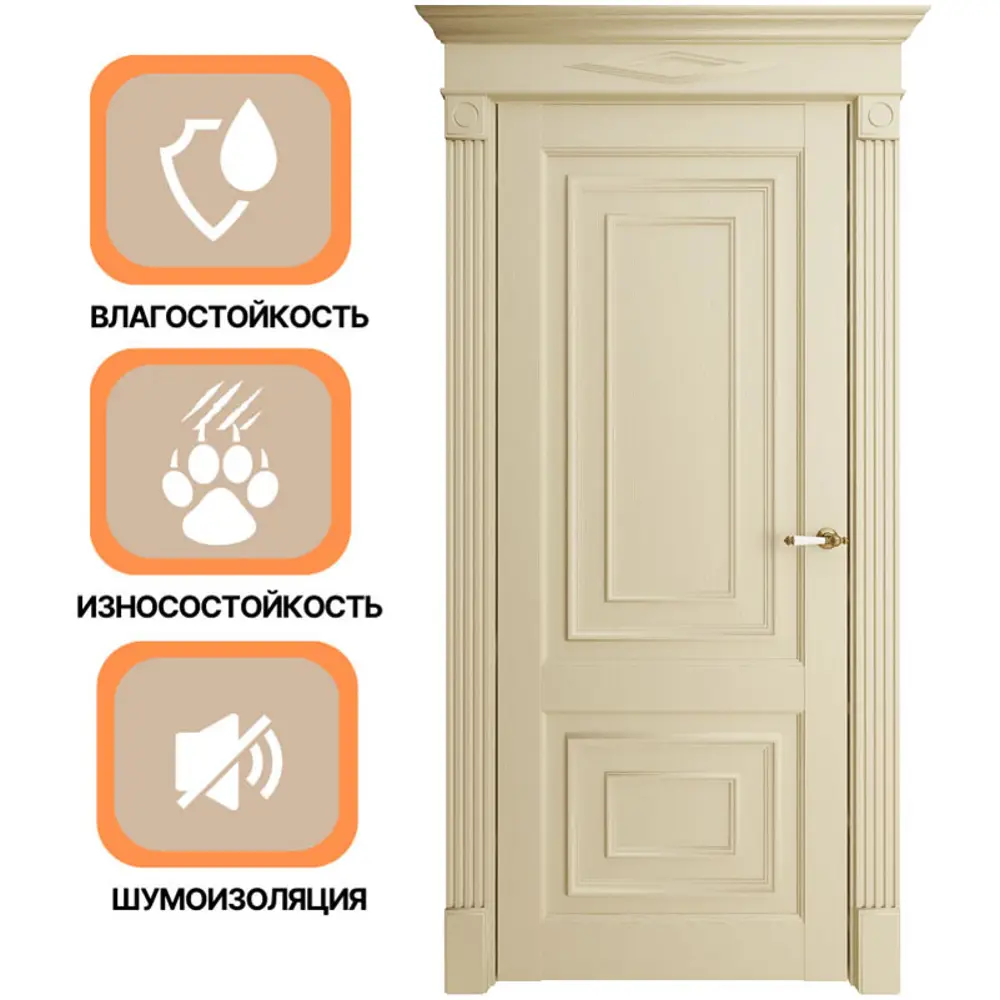 Фото 3 Дверь межкомнатная Uberture Florence style 62002 глухая 200x90см пленка ПВХ цвет сосна серена керамик без замка и петель Фото 3 Дверь межкомнатная Uberture Florence style 62002 глухая 200x90см пленка ПВХ цвет сосна серена керамик без замка и петель