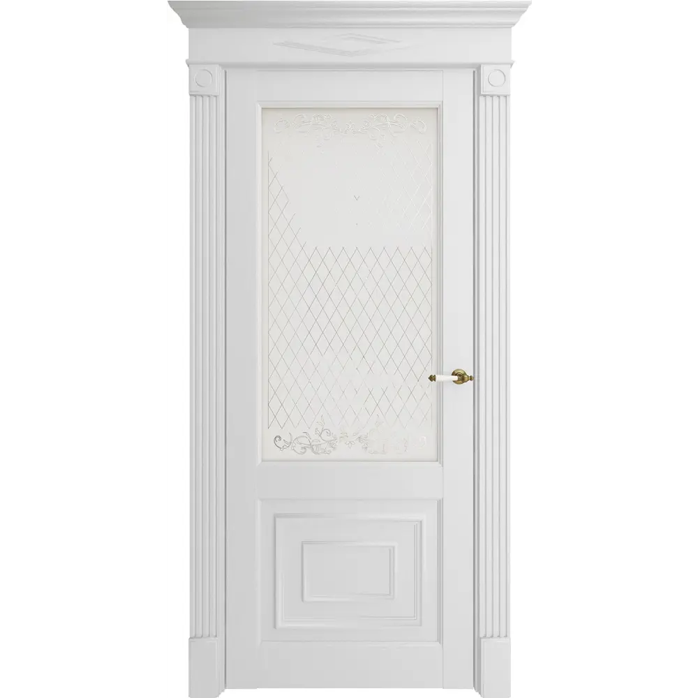Фото Дверь межкомнатная Uberture Florence style 62002 остеклённая 200x90см пленка ПВХ цвет серена белая без замка и петель Фото Дверь межкомнатная Uberture Florence style 62002 остеклённая 200x90см пленка ПВХ цвет серена белая без замка и петель